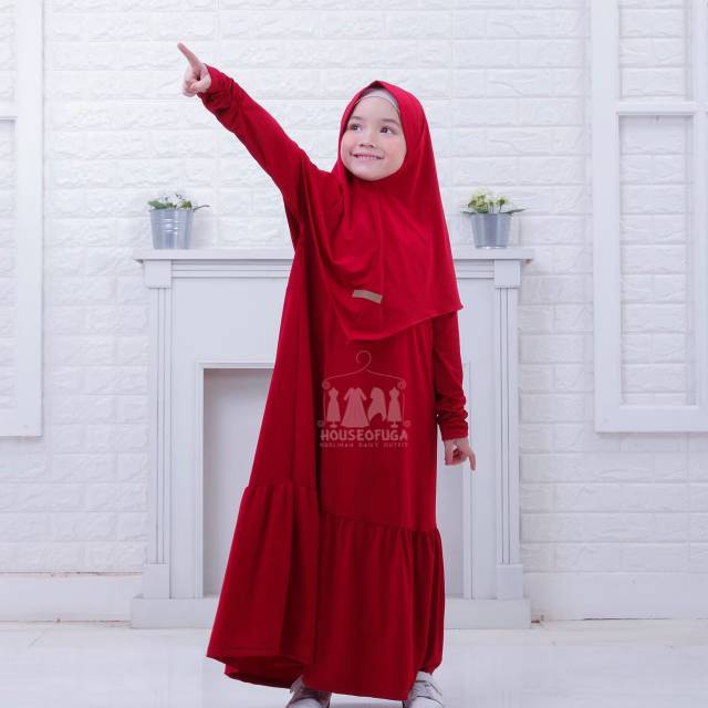 Gamis Set Anak Jersey by House of Uga