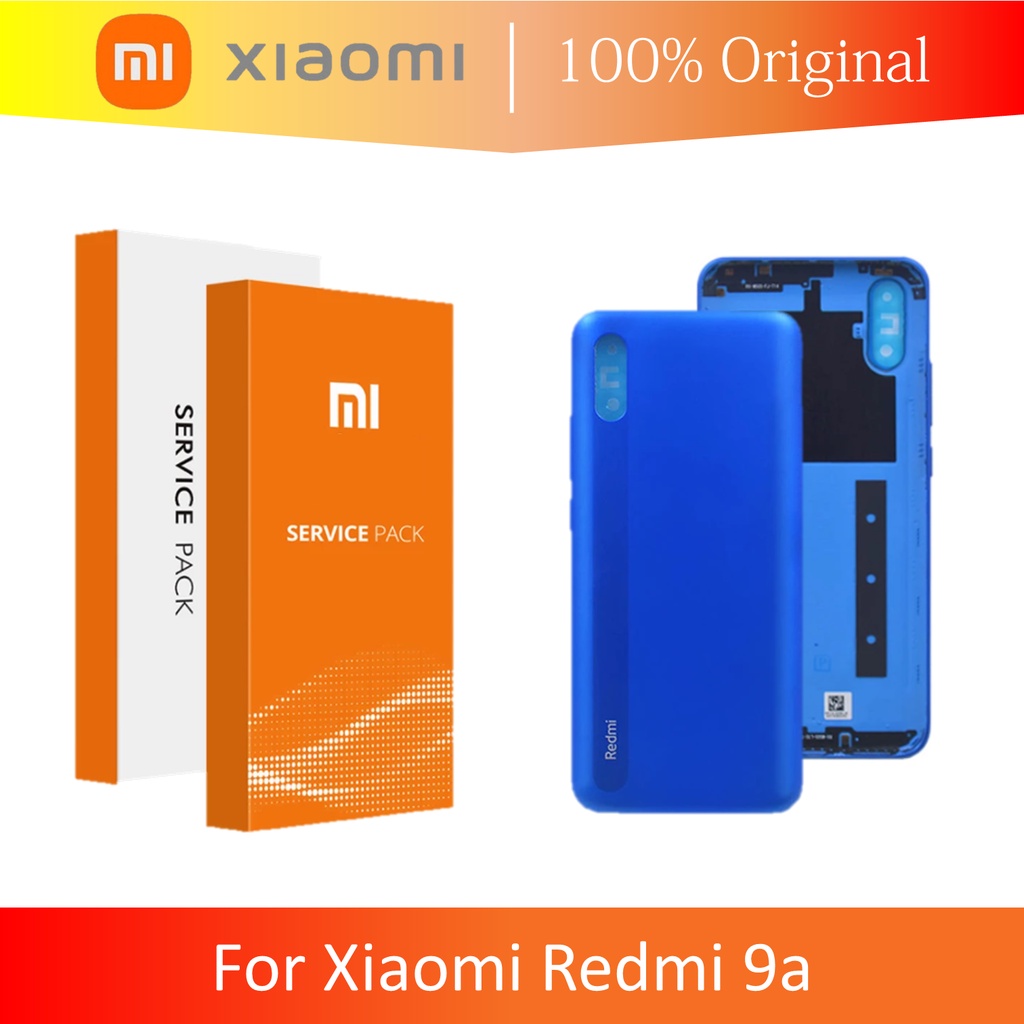 [ CHECK.ID ] BACKDOOR BACK COVER CASING XIAOMI REDMI 9A ORIGINAL