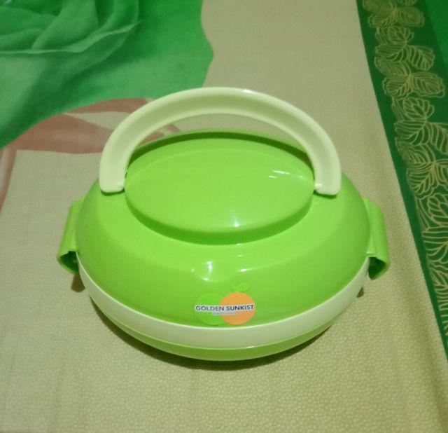 Rumah Gracia - Rantang Plastik Oval Anak Golden Sunkist