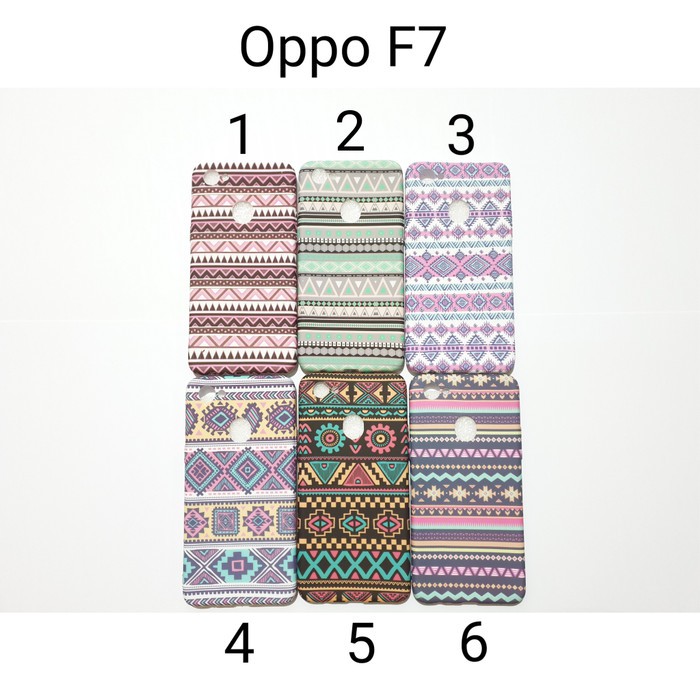 Case TRIBAL Batik Oppo F7 2018 / Soft case Oppo f7 Motif