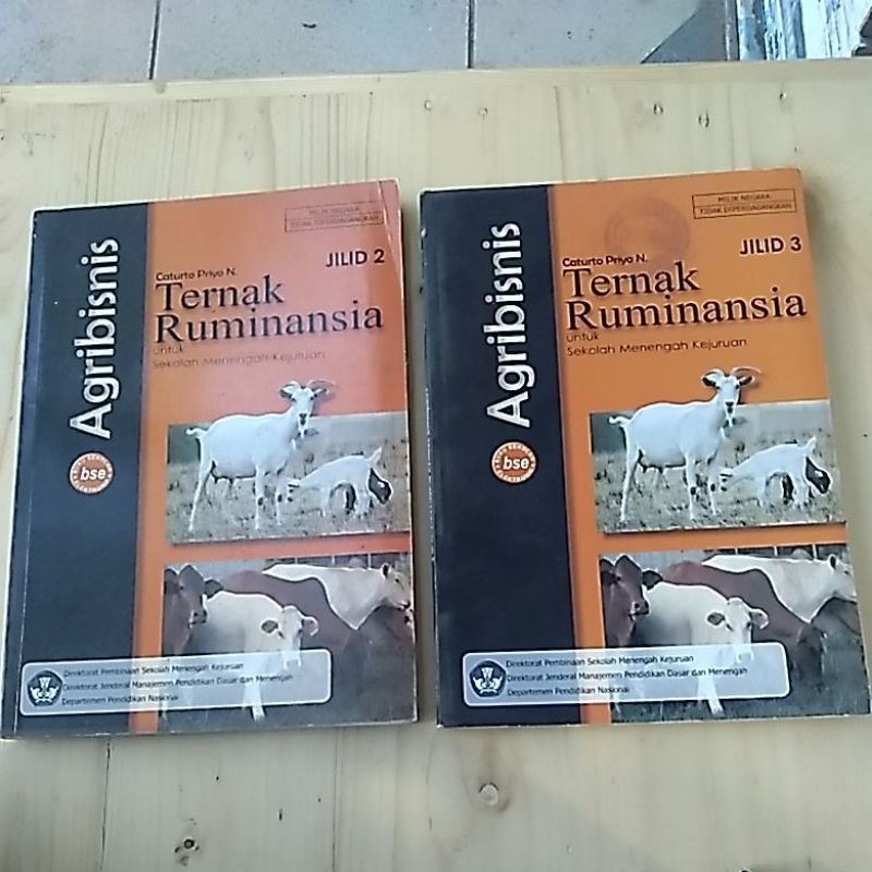 BUKU AGRIBISNIS TERNAK RUMINANSIA UNTUK SMK,ORIGINAL