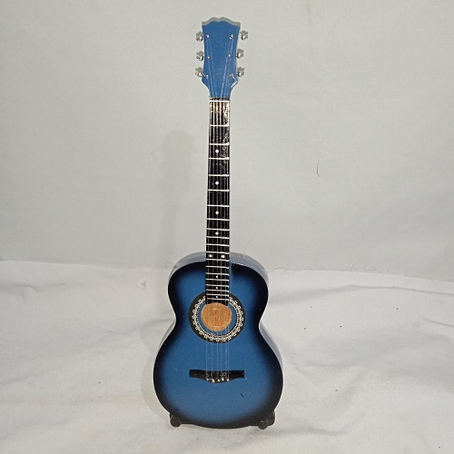 Miniatur Gitar Akustik / Acoustic Tinggi 25 cm Untuk Hiasan, Koleksi dan Pajangan Free Dudukan Warna Bisa Pilih