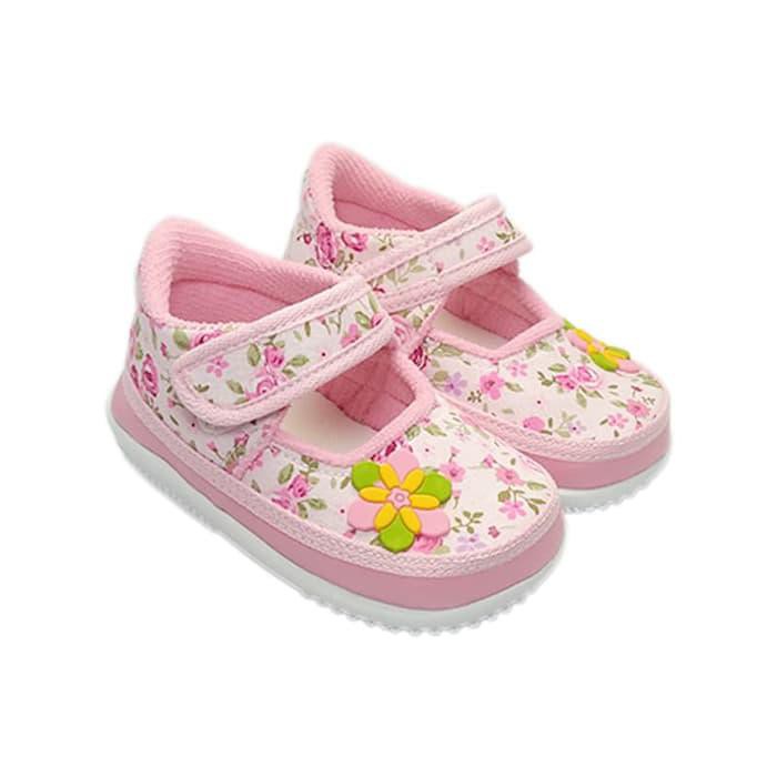 86 C10 Sepatu Anak Bayi Perempuan Bahan Terbaru Umur 1 2 Tahun Bunyi - 22, Pink