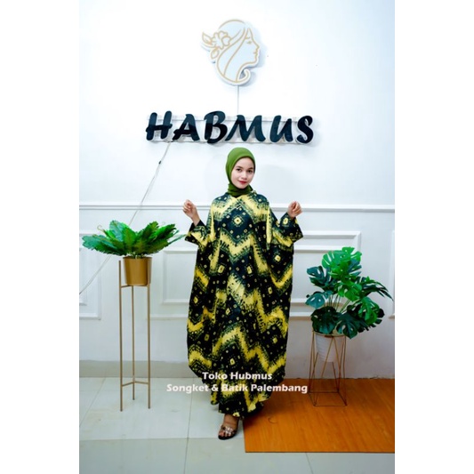 COUPLE  KAFTAN JUMPUTAN PALEMBANG  ASLI HANDMADE VISCOSE