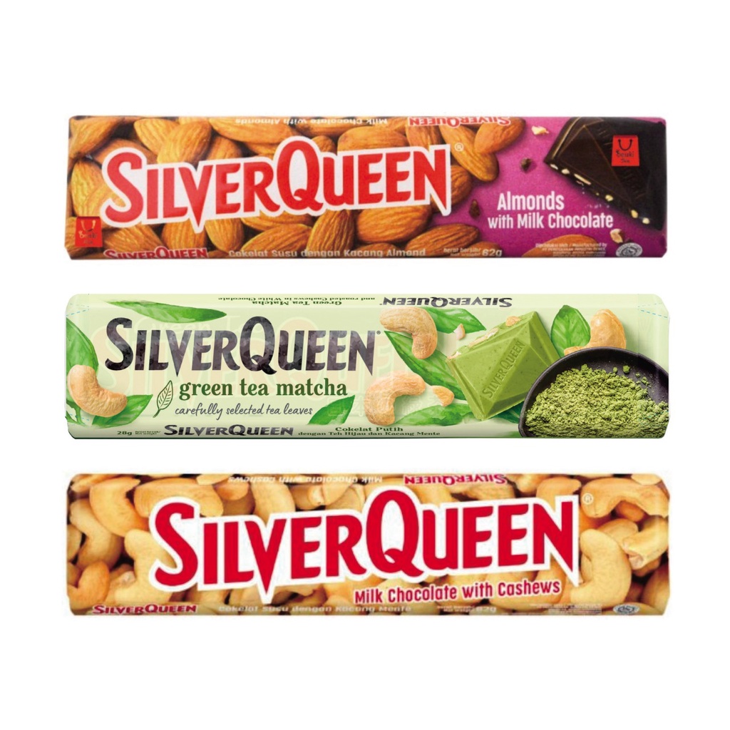 SilverQueen 4 Variant Rasa Ukuran Besar 58 gram PROMO!! HALAL