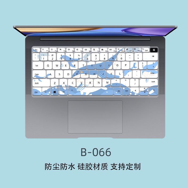 Film Pelindung Debu Keyboard Motif Kartun Bunga Untuk Huawei 2021 Honor magicbook V14 14.2 inch HGE-W56