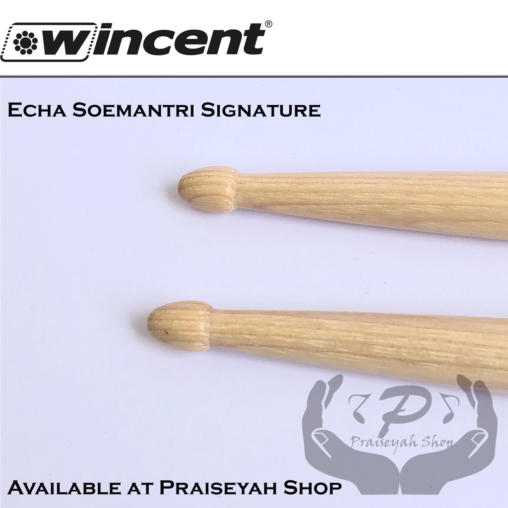 Echa Soemantri Signature Stick Drum Wincent YES Stik Panjang 5A XXL Biru Dan Natural