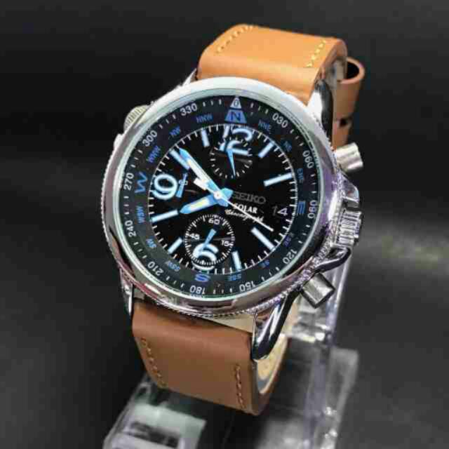 JAM TANGAN PRIA SEIKO SOLAR CHRONO AKTIVE LIST BLUE