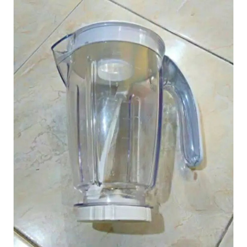 GELAS PLASTIK  , JUS + PISAU 1SET BLENDER PHILIPS HR 2115 2116 2061 2071