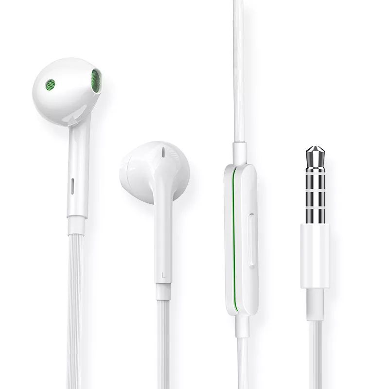 HEADSET OPPO RENO 5 5F ORIGINAL 100% WITH MIC STEREO BASS HANDSFREE JACK 3.5MM EARPHONE ORI