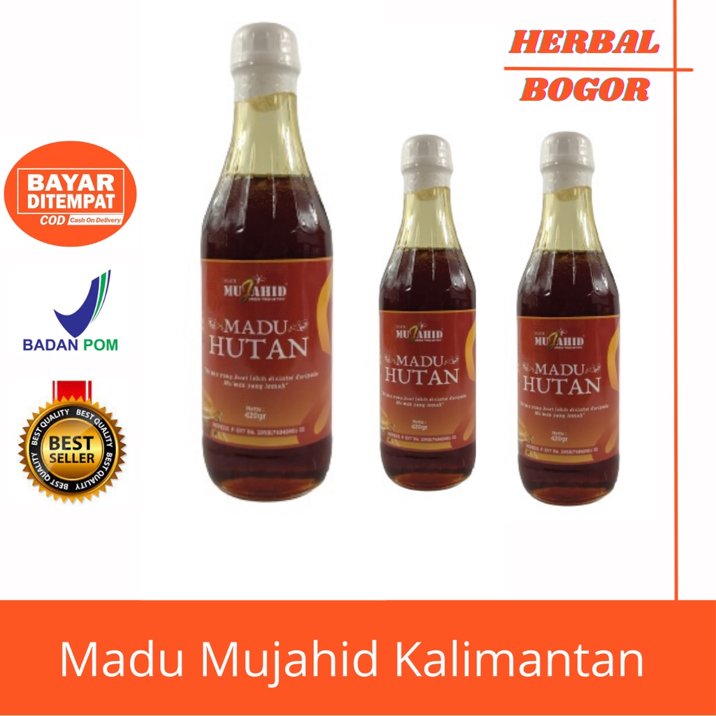 

Madu Murni kalimantan MUJAHID 450gr(free buble+DUS)-Madu asli Kalimantan