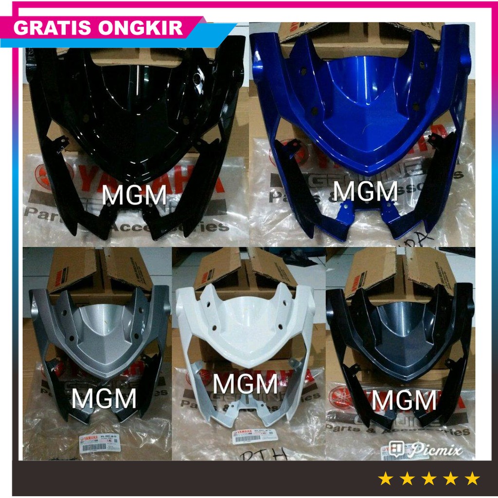 Laris Batok Lampu Depan Yamaha Vixion New 2013 Nvl Hitam Biru