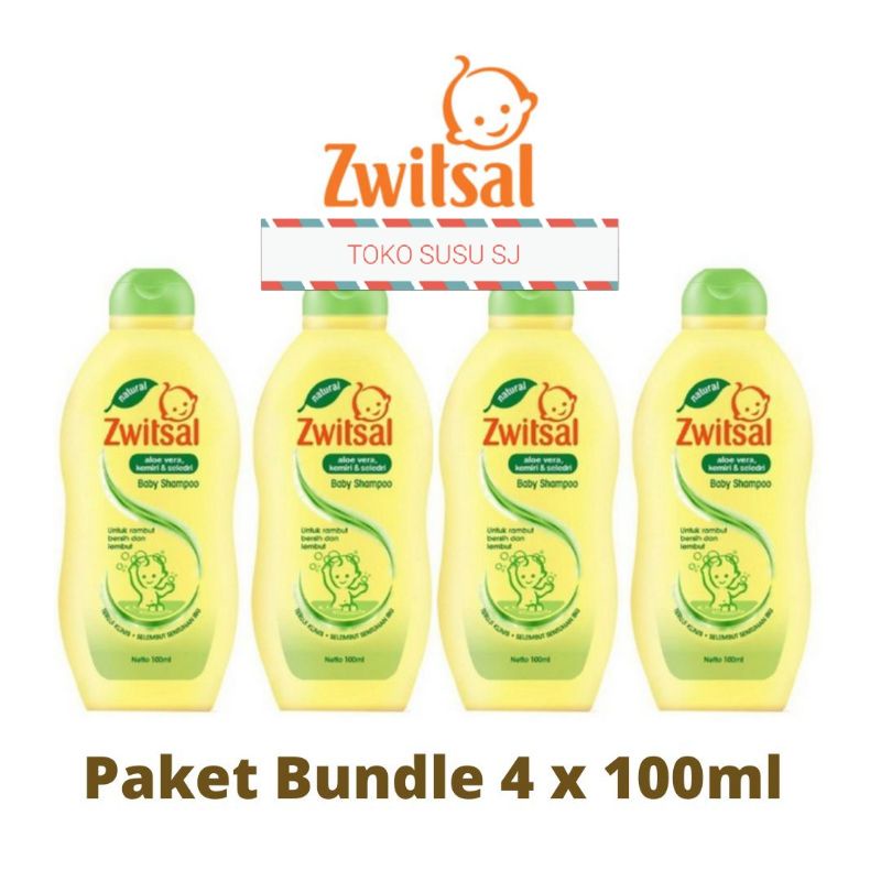 ZWITSAL NATURAL BABY SHAMPOO ALOE VERA, KEMIRI, SELEDRI 450 ML