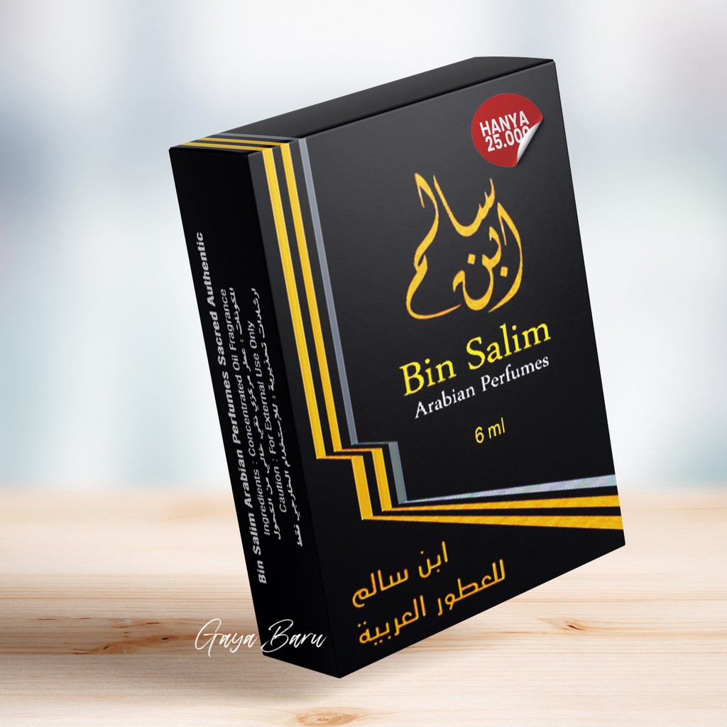 Parfum Sholat Oles Minyak Wangi Arab Pria Wanita Roll On - Tahan Lama Non Alkohol Original Bin Salim