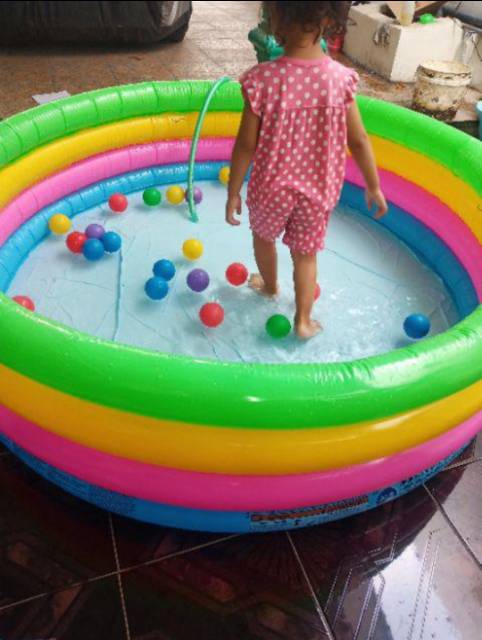 Kolam 157cm 51117 Bestway 4RING bawah polos