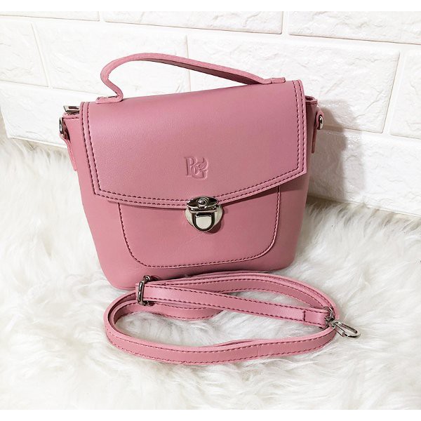 Tas Wanita  Tas Wanita Sling Bag Adora Dark Peach Beauty Gum  Murah