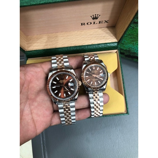 JAM ROLEX DATEJUST (COUPLE SZ 31 & 36 MM)AUTOMATIC