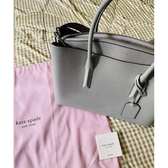 Kate Spade Margaux Large Satchel Taupe