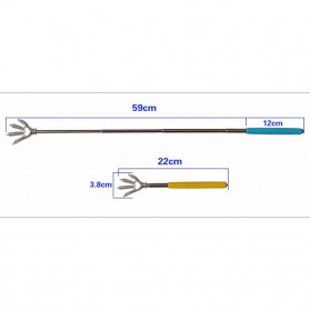 HUAMIANLI Alat Garuk Punggung Eagle Scratcher Stainless Steel