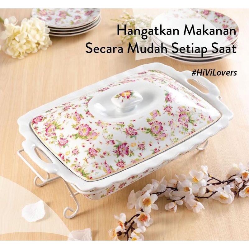 Vicenza Wadah saji segi BA680