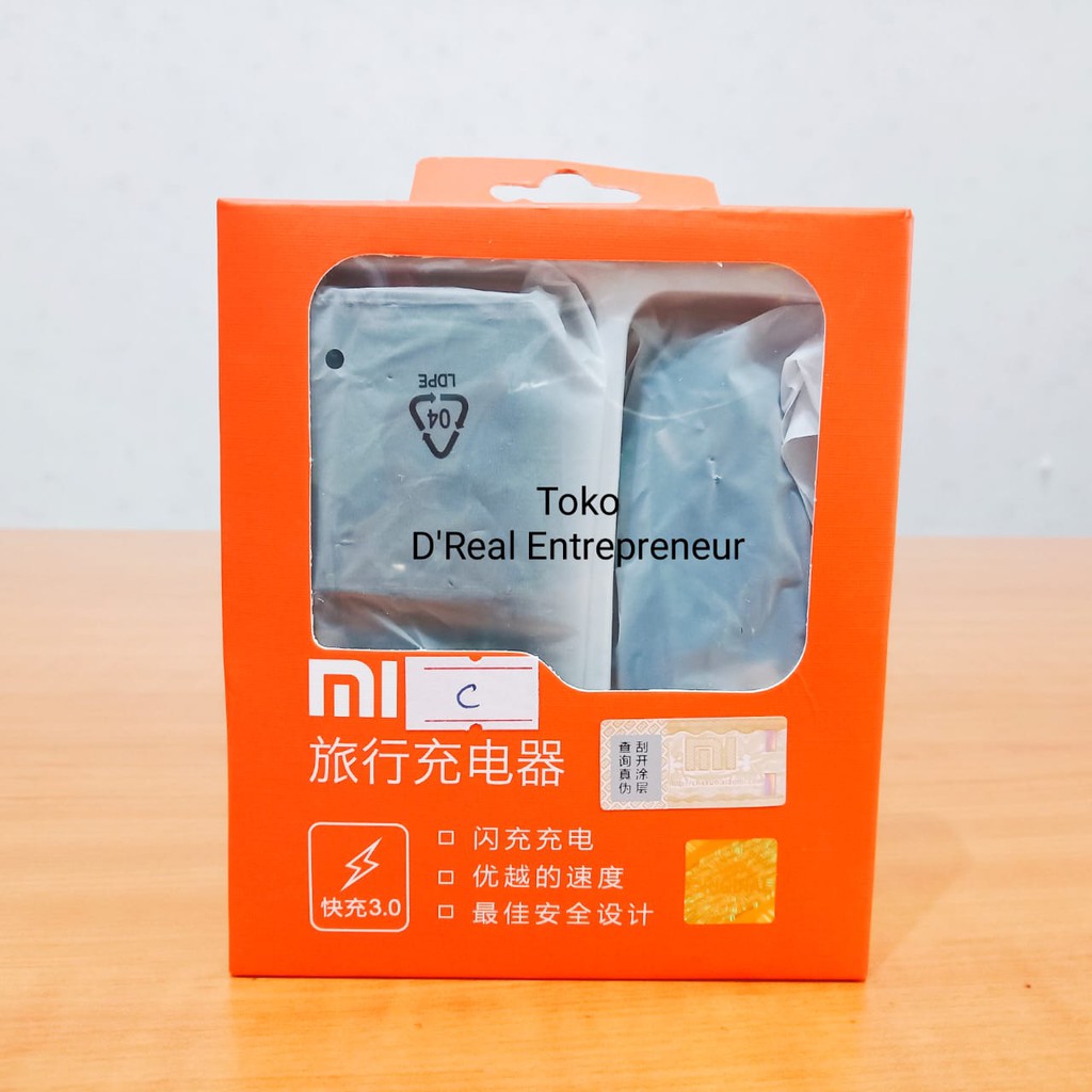 Charger Xiaomi Original 2A 9V Tipe C Fast charging