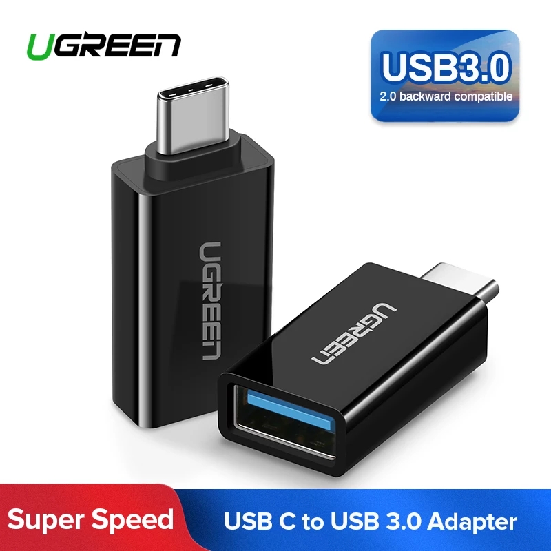 Ugreen USB C Adapter Type C to USB 3.0 Adapter Thunderbolt 3 Type-C Adapter OTG Cable For Macbook Phone USB OTG