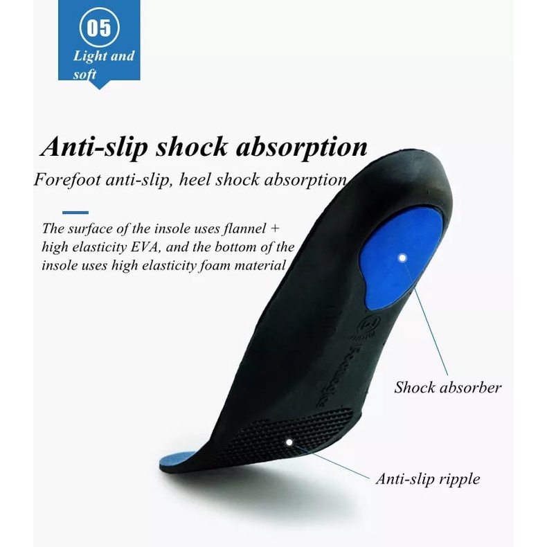 INSOLE FLAT FOOT SOL SEPATU KAKI DATAR SOL SEPATU ORTHOPEDIC ALAS KAKI UNTUK KAKI DATAR SOL DALAM