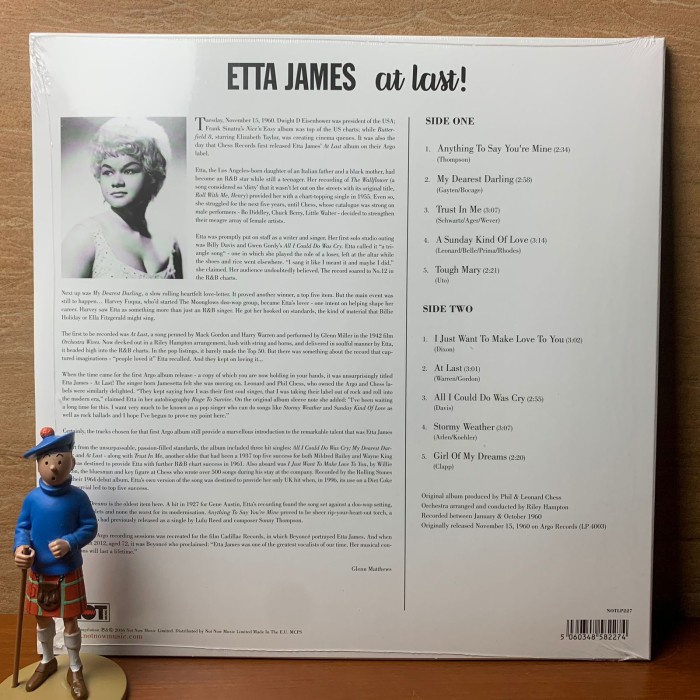 PIRINGAN HITAM / VINYL ETTA JAMES - AT LAST! (1LP,180G,CLRD)