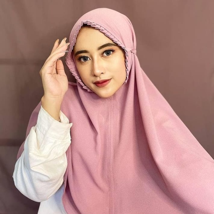 Khimar Bergo lipit gerigi bergo maryam lipit maryam bergo lipit BERGO KCB