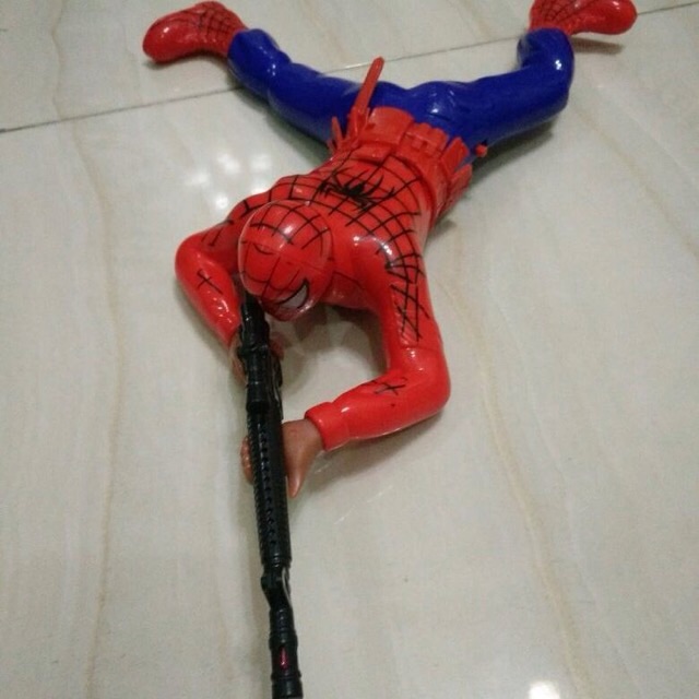 robot spiderman bergerak/robotmurah