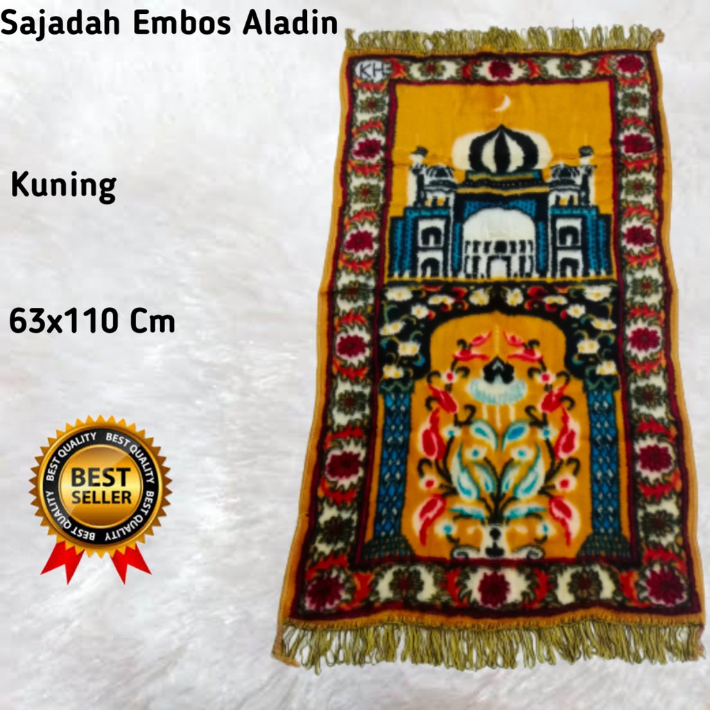 SAJADAH EMBOSS ALADIN LEMBUT/HARGA GROSIR/BEST SELLER/BISA BAYAR DI TEMPAT