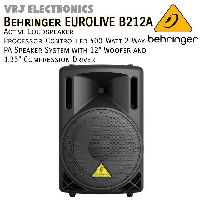 behringer 400 watt powered speaker