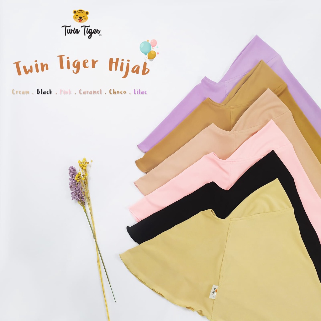 TWIN TIGER HIJAB anak INSTANT HIJAB BAYI INSTANT HIJAB BAYI JILBAB BAYI HIJAB BAYI SNI 0-6 Tahun