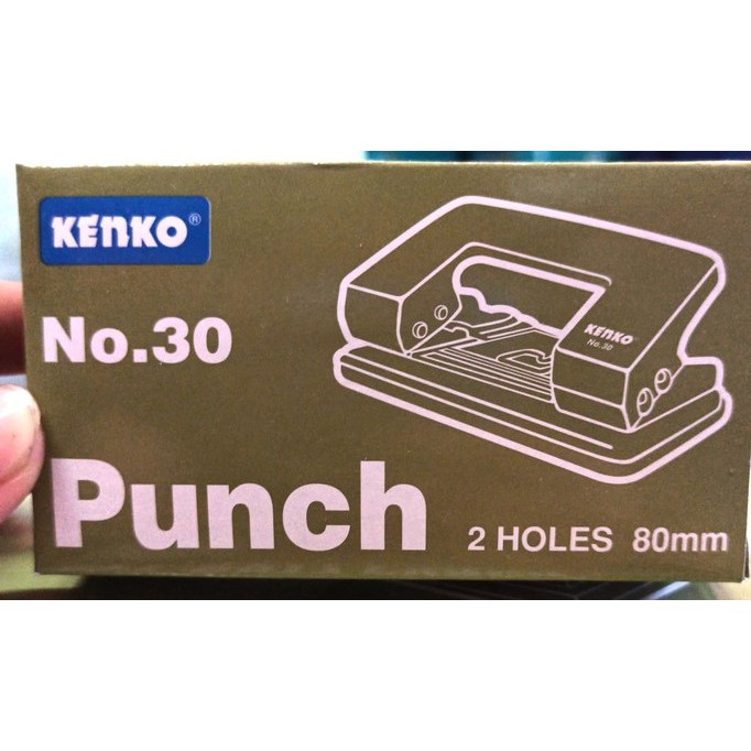 

Pembolong kertas KENKO No.30 / Punch Hole / Pembolong Kertas Kecil No. 30 Merk Kenko
