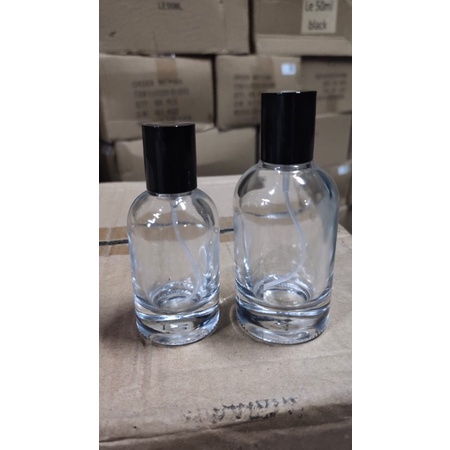 botol lelabo hitam/botol parfum lelabo 30 ml /botol parfum lelabo 50 ml/botol parfum unik/botolbulat