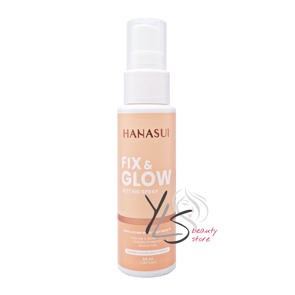 HANASUI FIX &amp; GLOW SETTING SPRAY - TERDAFTAR BPOM - SETTING SPRAY HANASUI