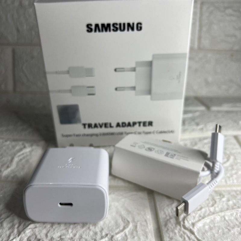 Charger Samsung Original 100% Fast Charging 45W Tipe-C to Tipe-C