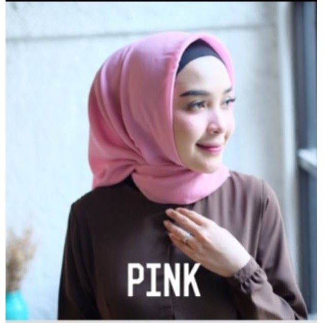 POLYCOTTON Bella Square Double Hycon HIJAB JILBAB KHIMAR SEGI EMPAT