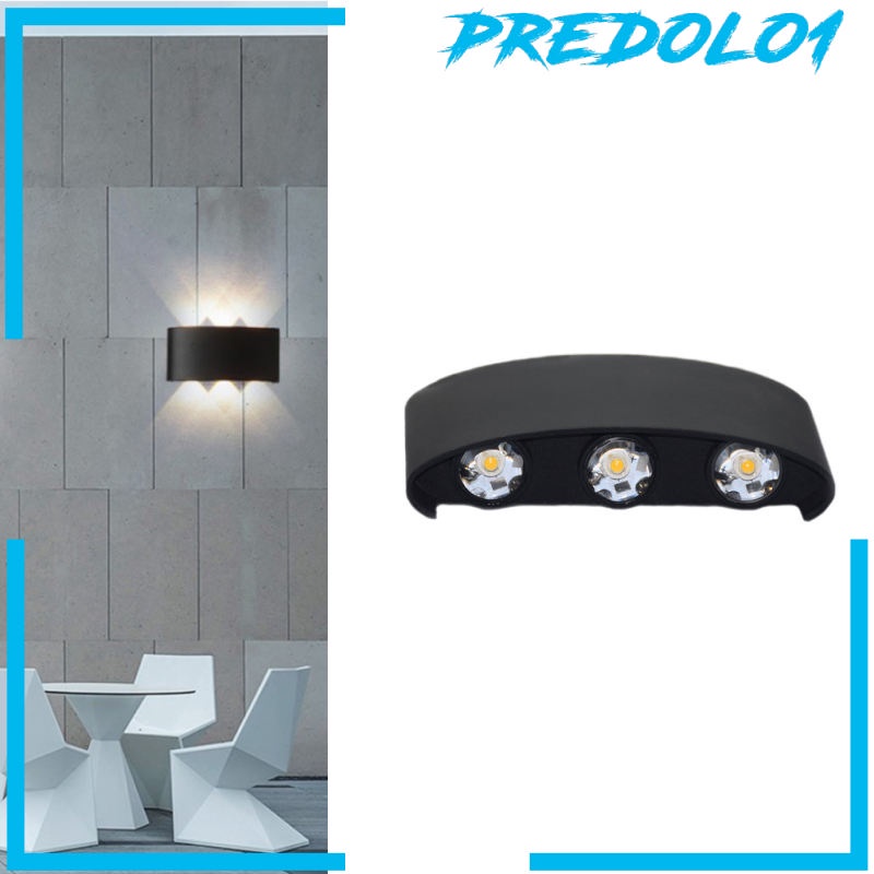 Predolo1 Lampu Dinding Led 4w Warna Warm White Untuk Kamar Tidur / Hotel / Rumah