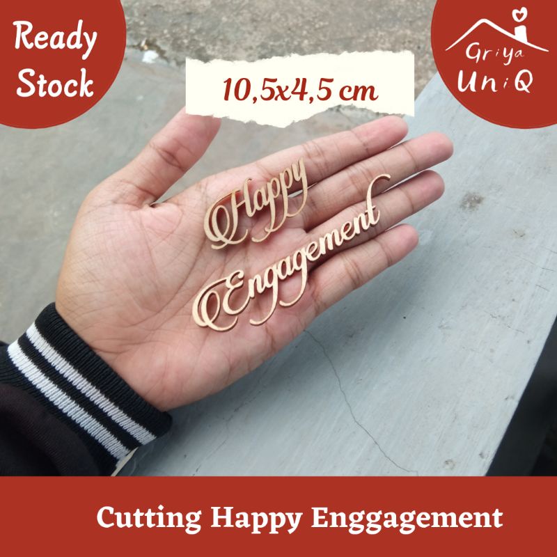Happy Enggagement Cutting Plywood