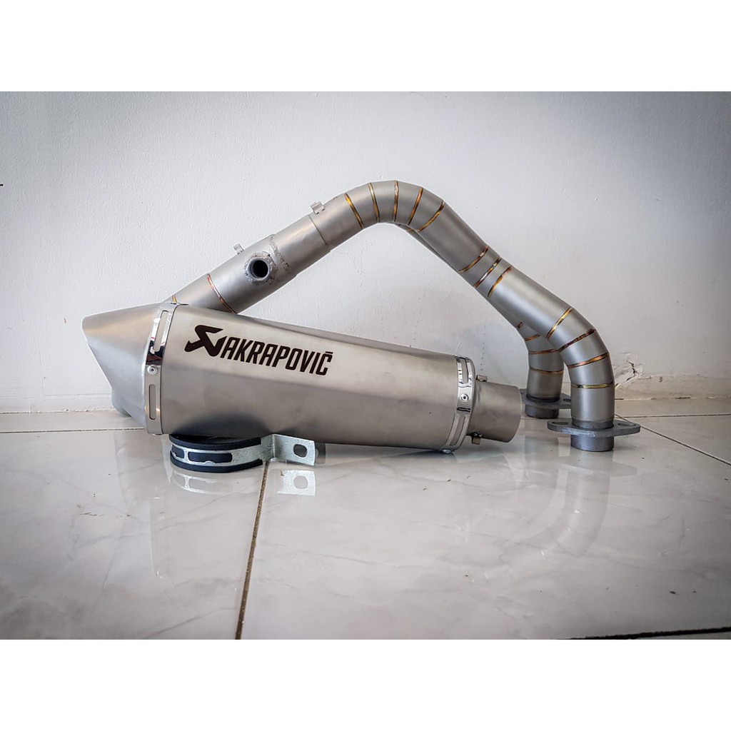 KNALPOT RACING KAWASAKI ER6 - ER6N AKRAPOVIC SANBLAST