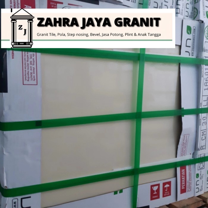 keramik uno 50x50 cream polos glosy kw 1