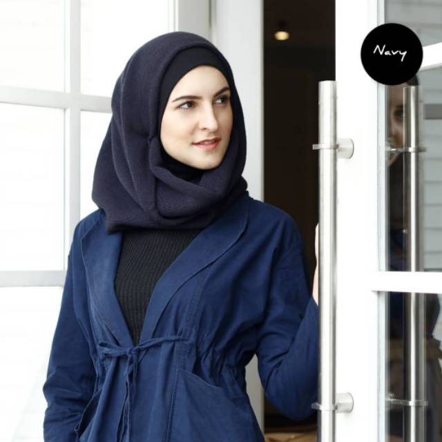 Jilbab Instan Rajut / Hijab Hoodie instant Knit Rajut