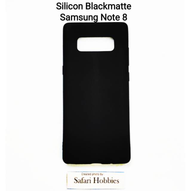 Sertamulia1 Samsung Note 8 Silikon Blackmatte Case