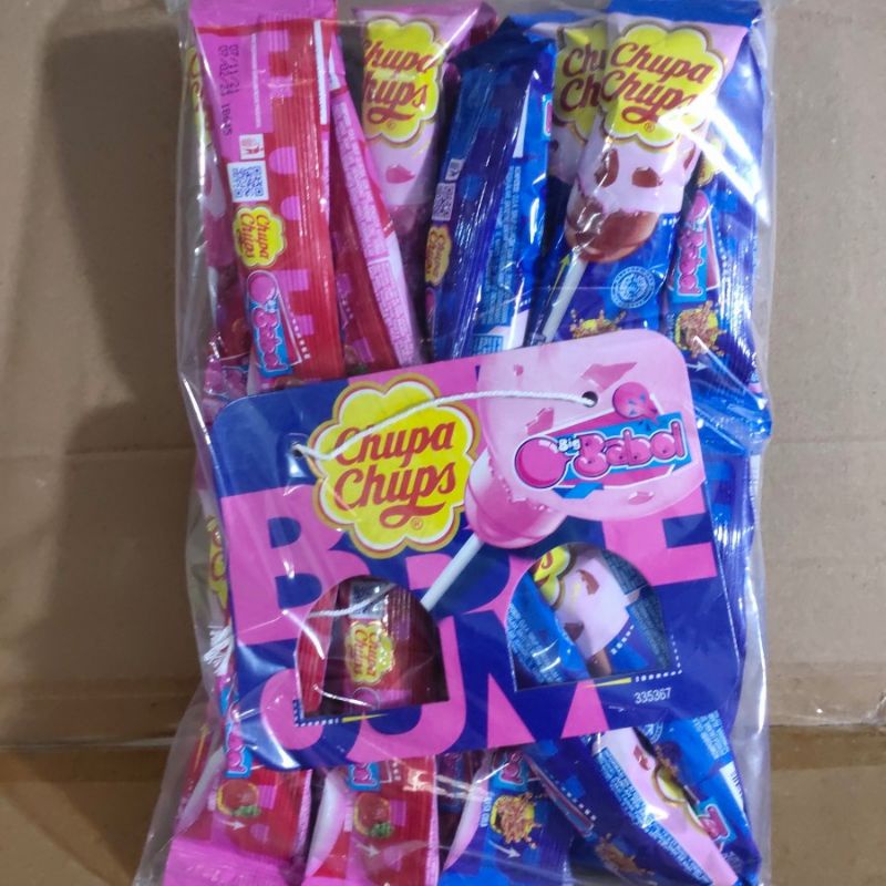 

Permen babol chupa chups / satu pak isi 2 renteng ( 20 ) / harga per pack