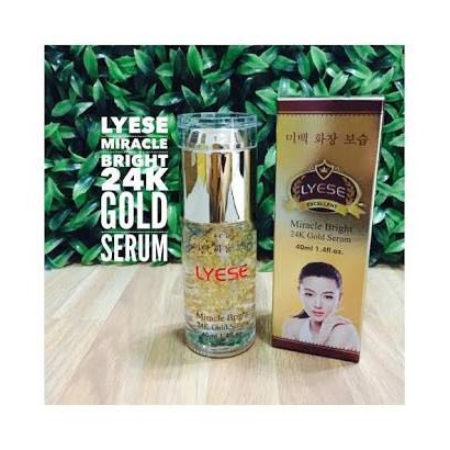 PRODUK Termurah LYESE SERUM GOLD 24K MIRACLE BRIGHT WHITENING ORIGINAL