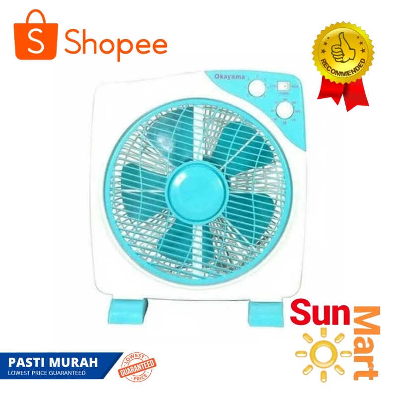 TERMURAH!!  Kipas Okayama boxfan 12 inch ok 777 / Kipas Kotak 12 inch Okayama