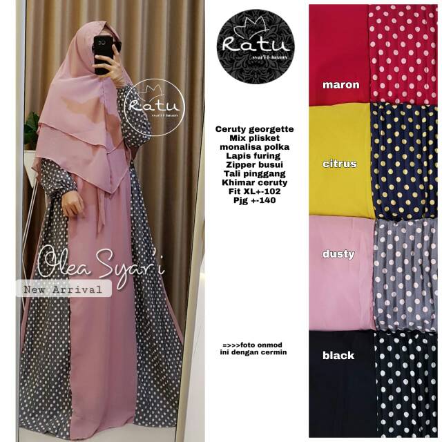 OLEA GAMIS SYARI MURAH SOLO