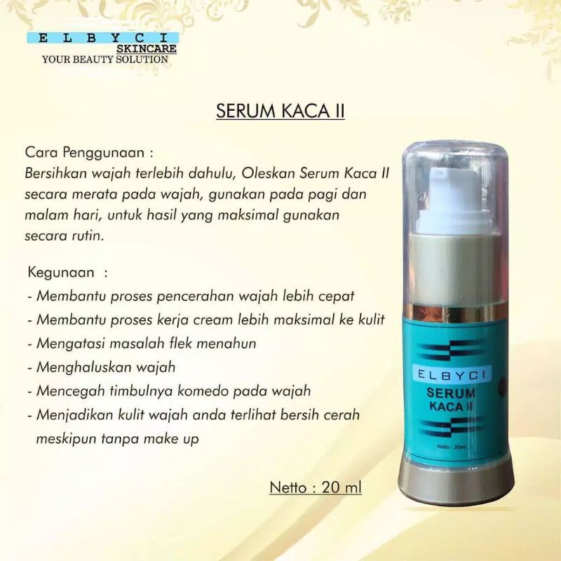 SERUM KACA II ELBYCI
