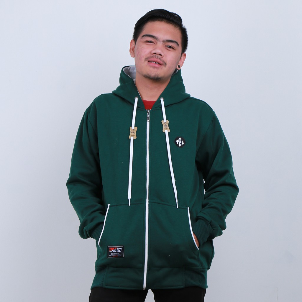 Triple Hizi Jaket Zipper Green
